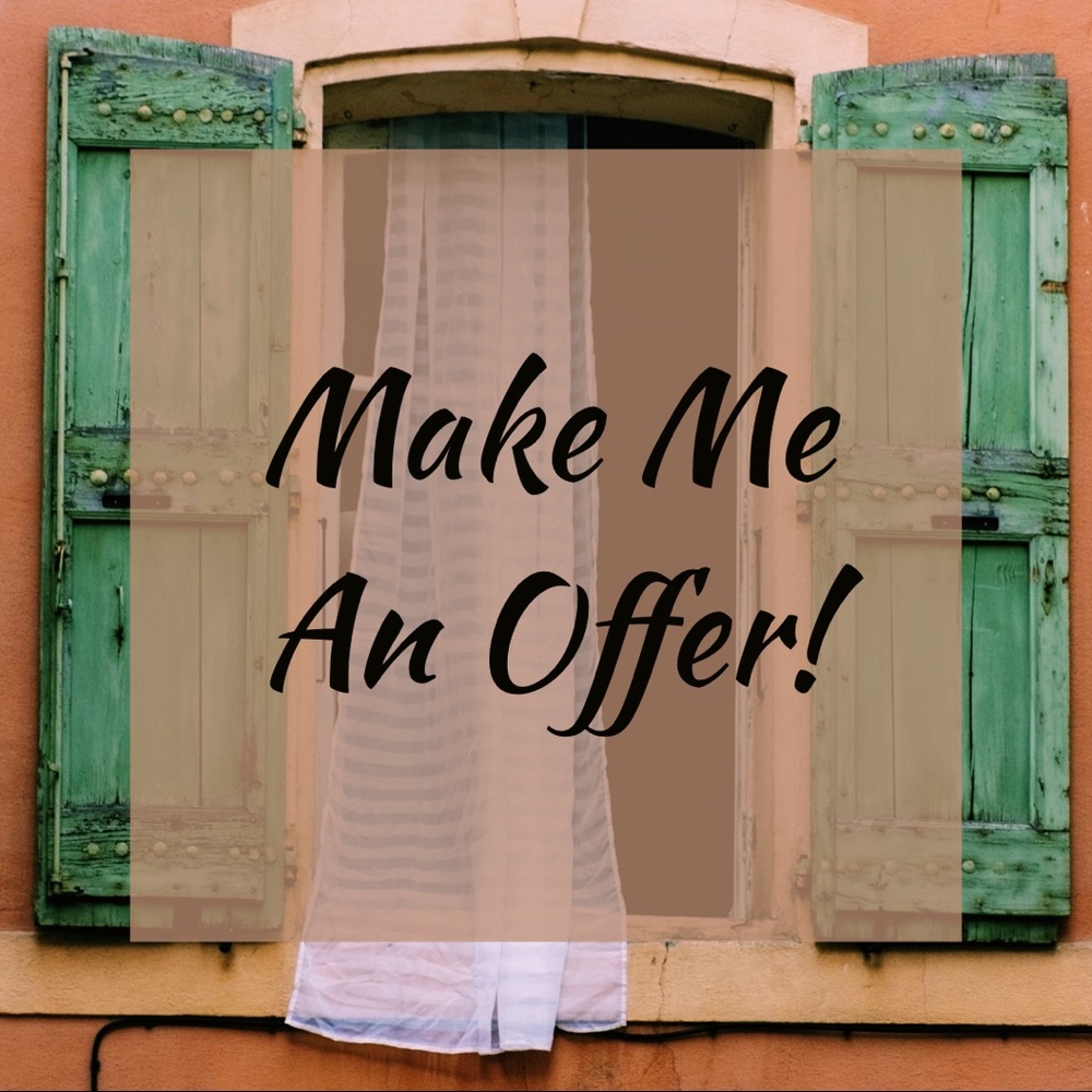 Accepting all reasonable offers!
